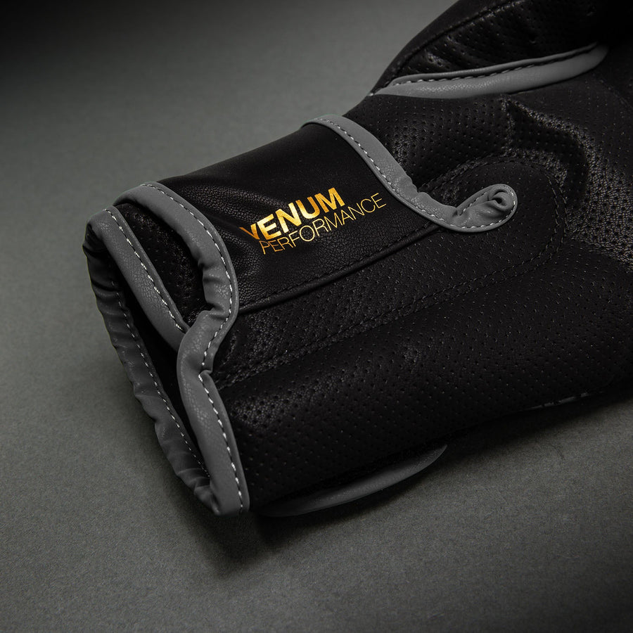 Venum Matupa Boxing Gloves - Black/Grey/Gold — product view 5