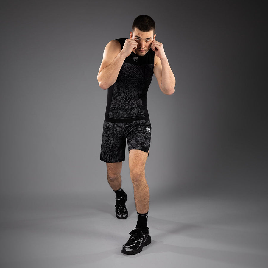 Venum G-Fit Scales Sleeveless Rashguard - Black/ Charcoal Grey — product view 7