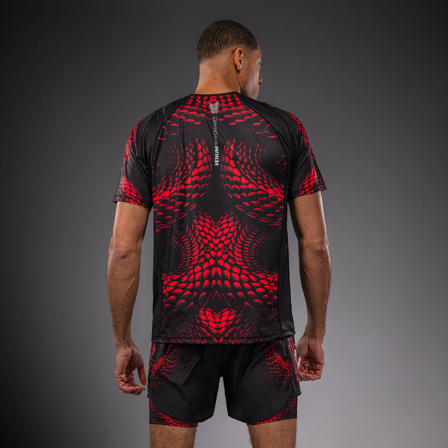 Venum Matupa Dry Tech T-Shirt - Black/Red/Silver — product view 4