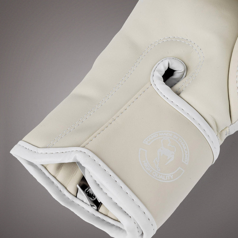 Venum Elite Boxing Gloves - White/Ivory — product view 7