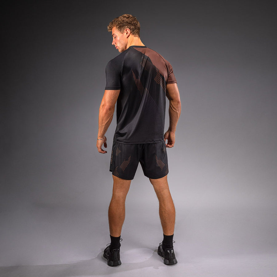 Venum No-Gi 6.0 Dry Tech T-Shirt - Black/Brown
