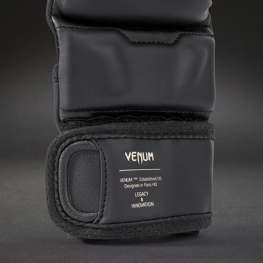 Venum Impact Evo MMA Sparring Gloves - Black — product view 7