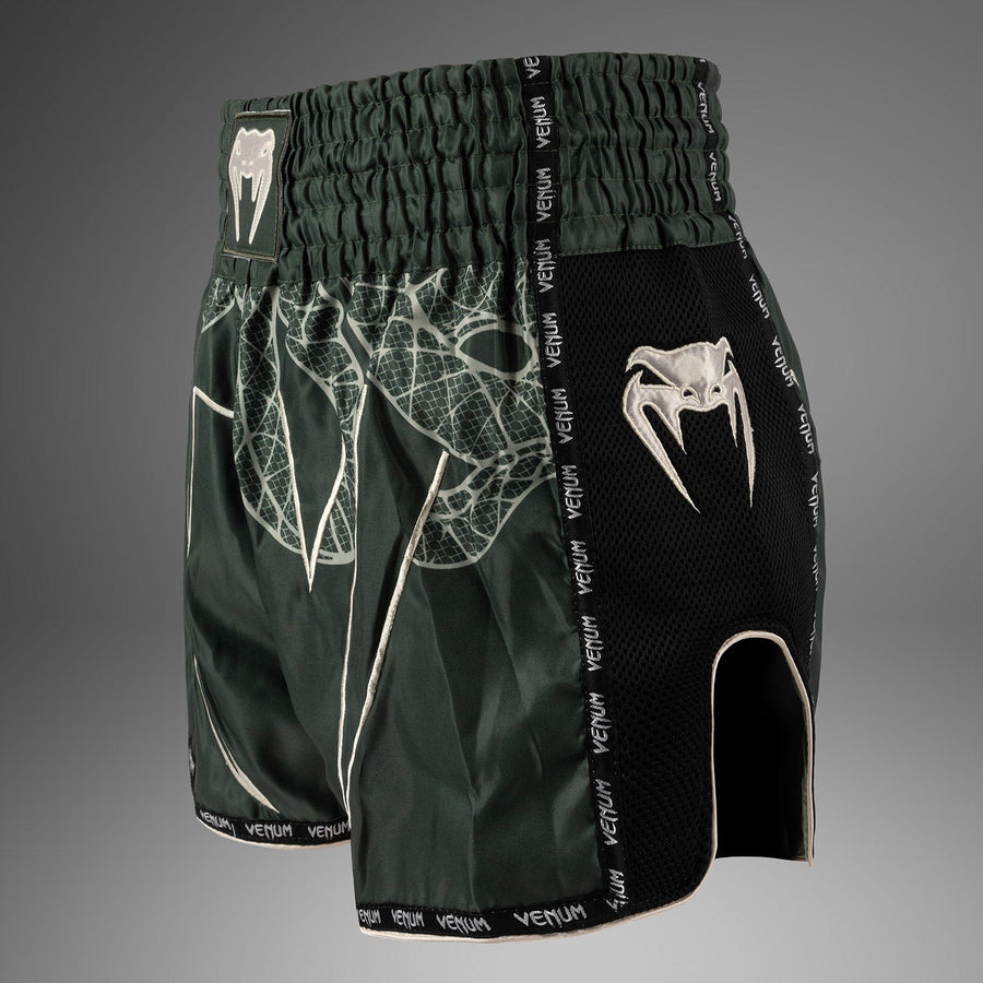 Venum Serpenti Muay Thai Shorts - Khaki/Bronze/Ivory — product view 2