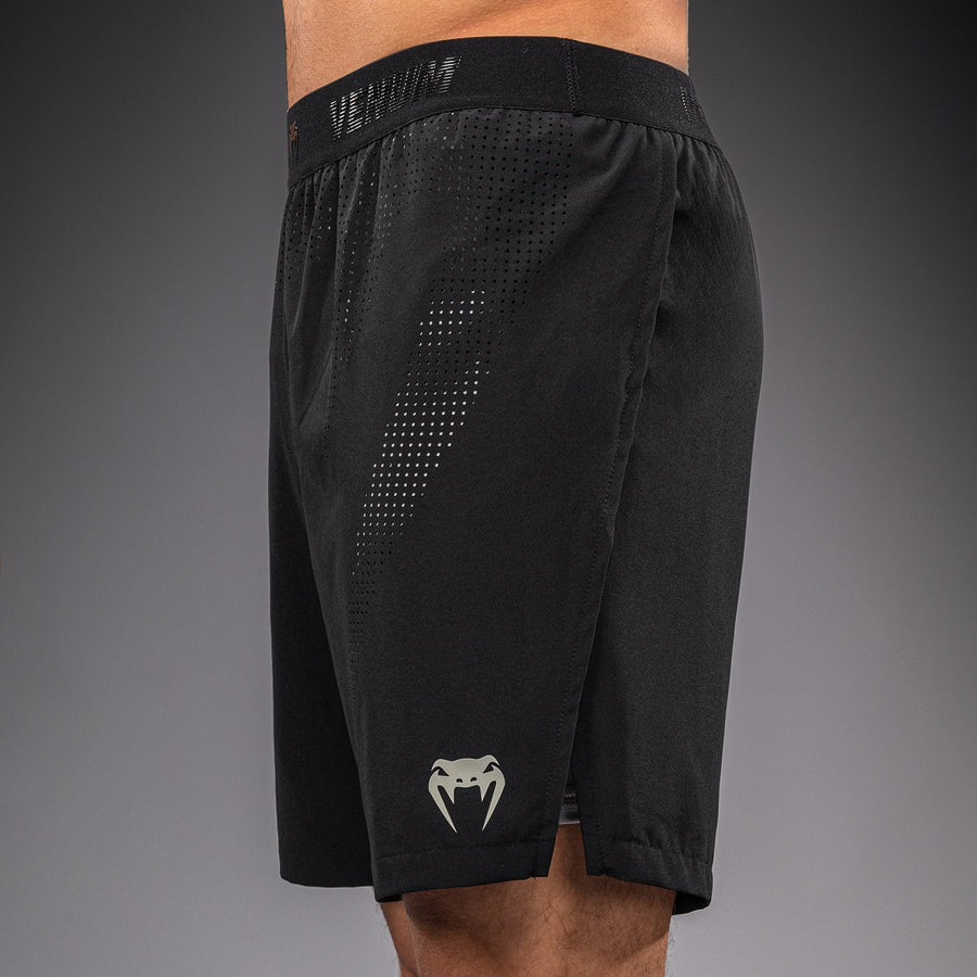 Venum Lazer Hybrid Training Shorts - Black/Grey — product view 6