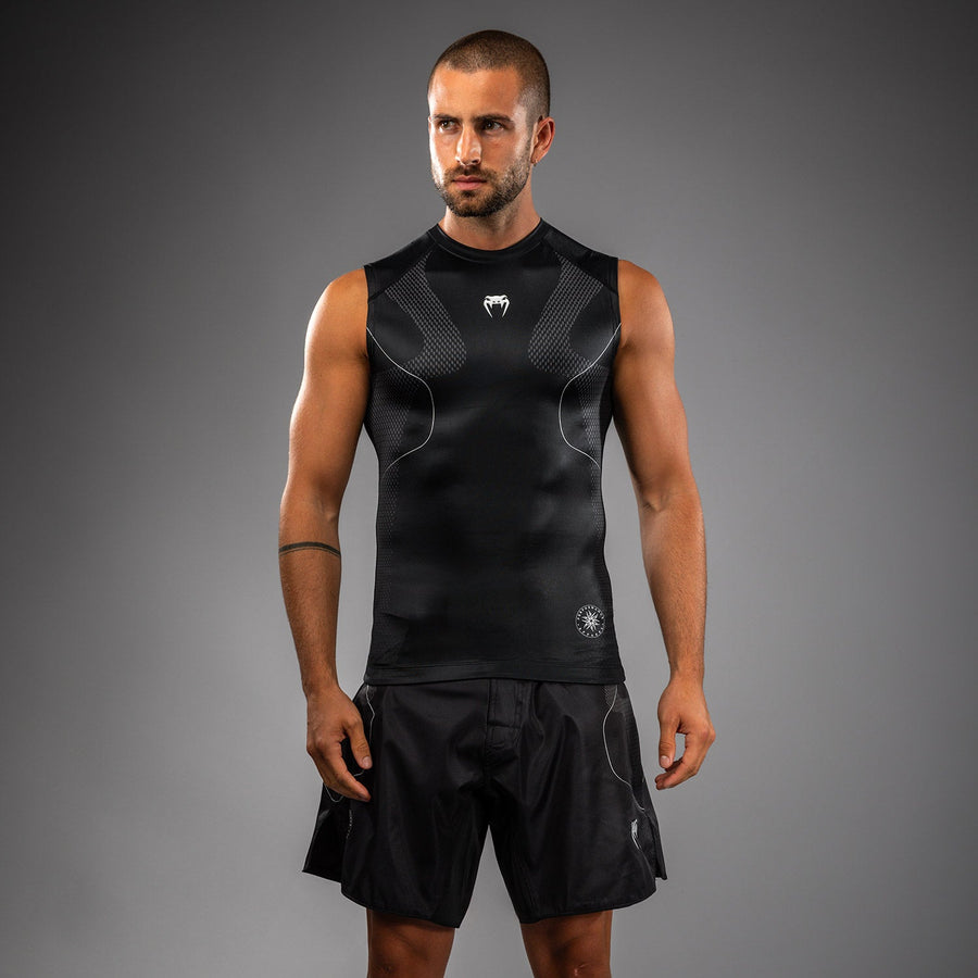 Venum Nexus Sleeveless Rashguard - Black/Silver