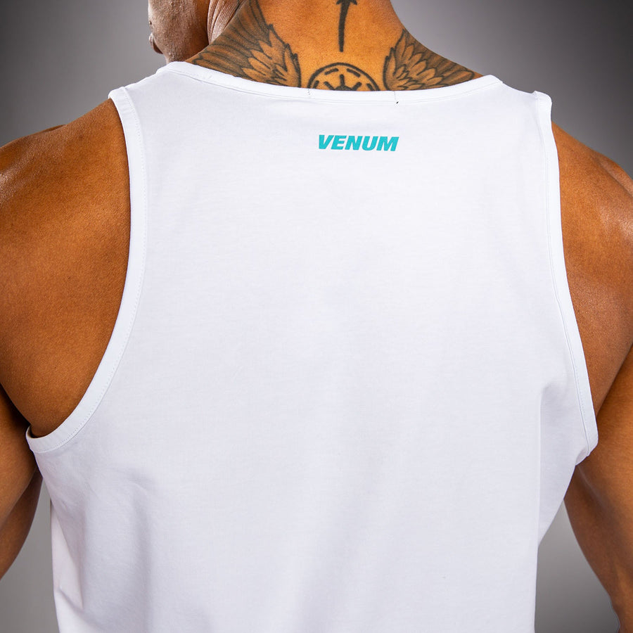 Venum Aqua Tank Top - White/Turquoise — product view 5
