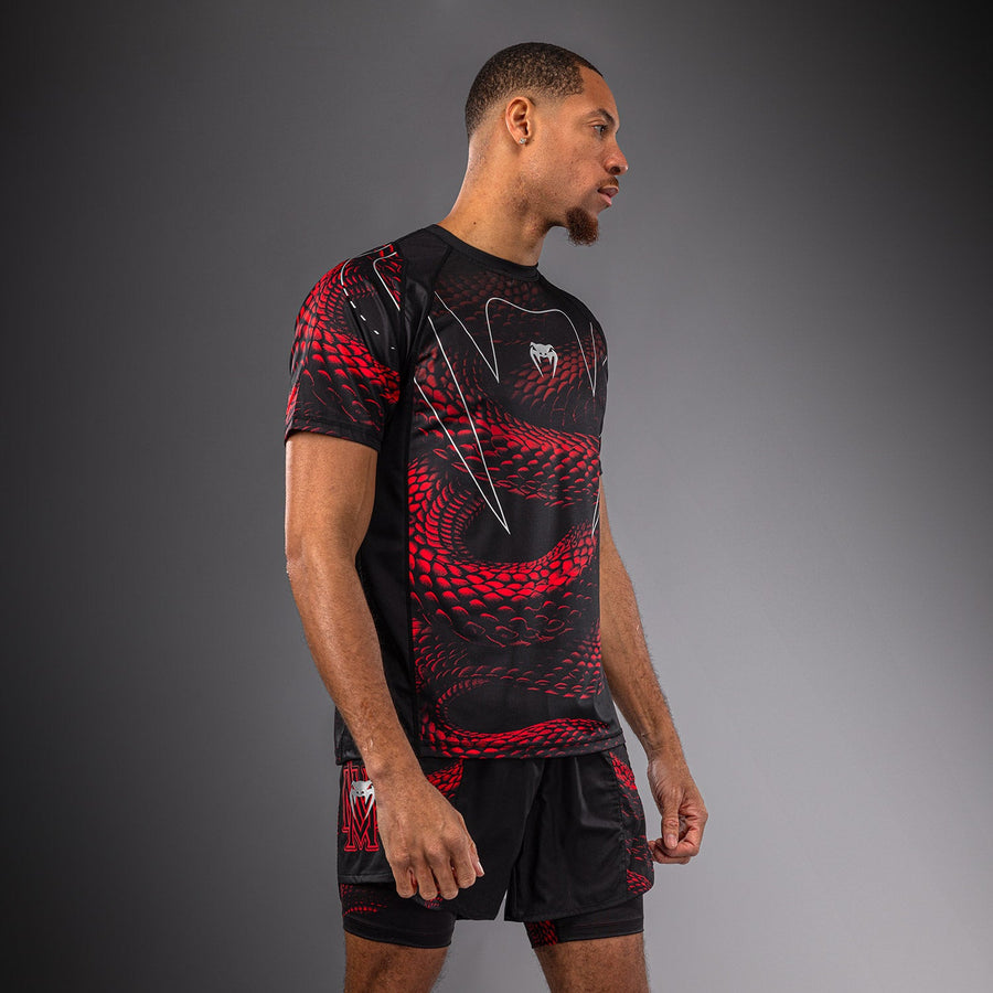 Venum Matupa Dry Tech T-Shirt - Black/Red/Silver — product view 2
