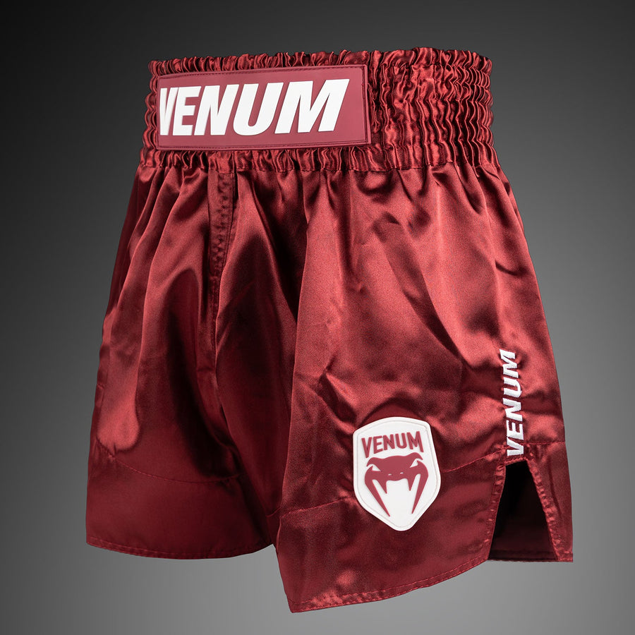 Venum Classic Evo Muay Thai Shorts - Burgundy — product view 2