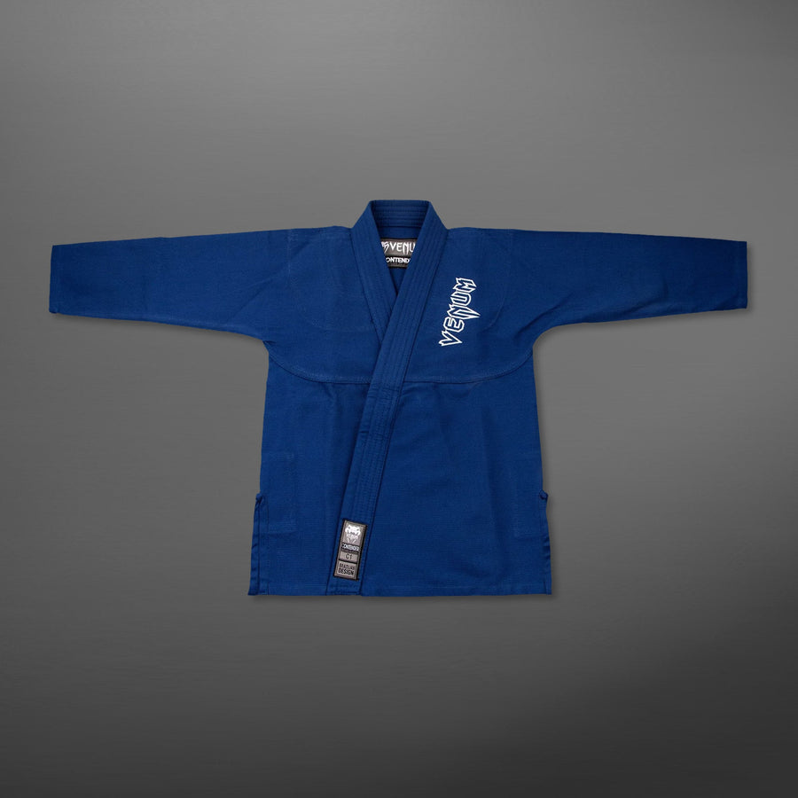 Venum Contender Kids BJJ Gi (Free white belt included) -Blue — product view 3