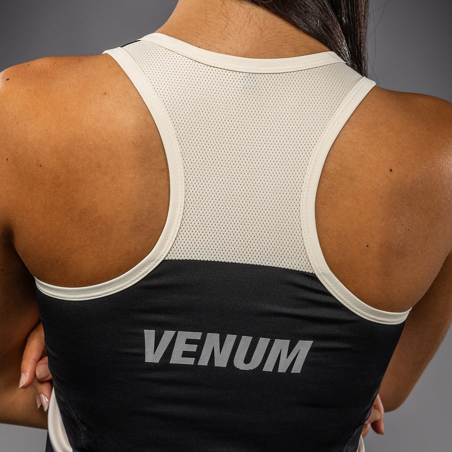 Venum Adrenaline Women's Dry Tech Tank Top - Black/ Ivory — product view 5