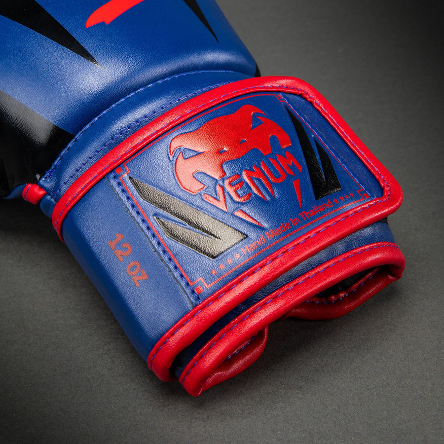 Venum Elite Boxing Gloves - Dark Blue/Red — product view 4