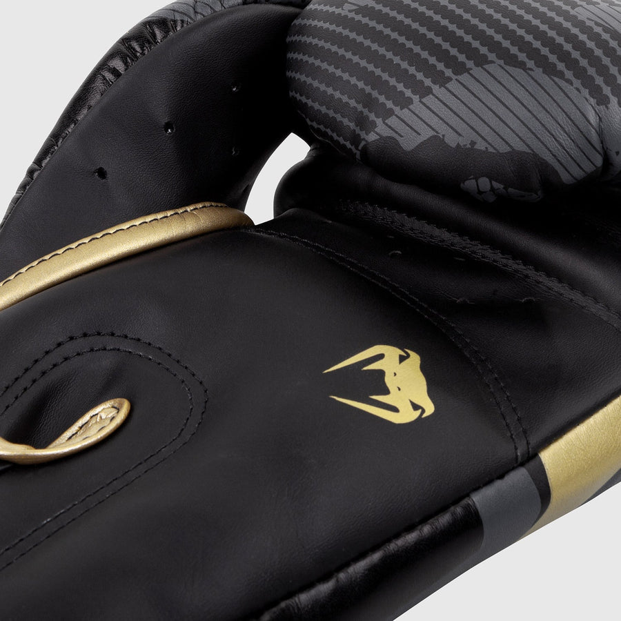 Venum Elite Boxing Gloves - Camo/Gold — product view 4