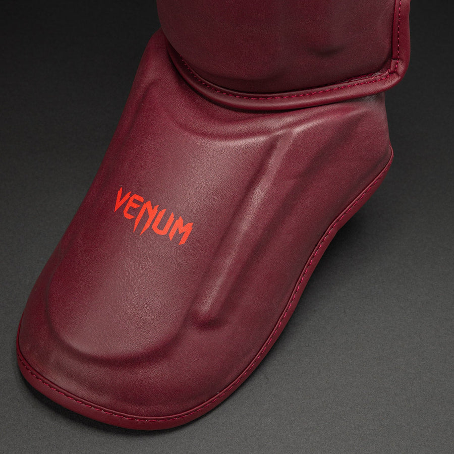 Venum Spectre Shin Guards - Black/Red — product view 4