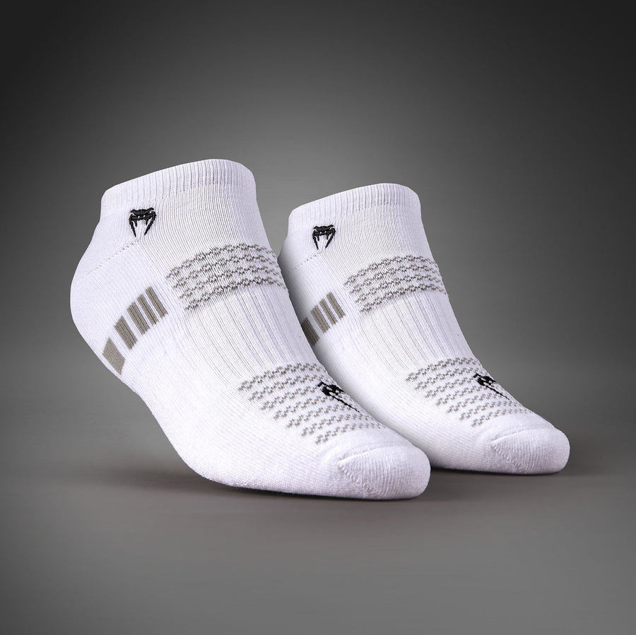 Venum Vector No-Show Socks 3 Pack - White/Grey — product view 2