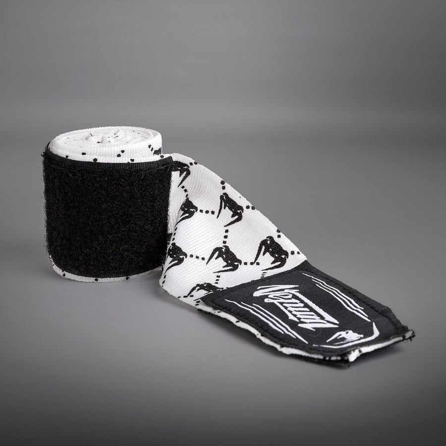 Venum Kontact Evo Hand Wraps - White/Black — product view 2