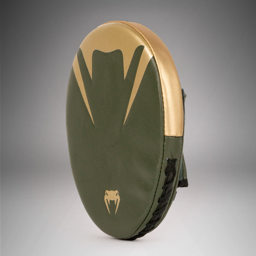 Venum Pro Boxing Flat Punch Mitts (Pair) - Khaki/Gold — product view 2