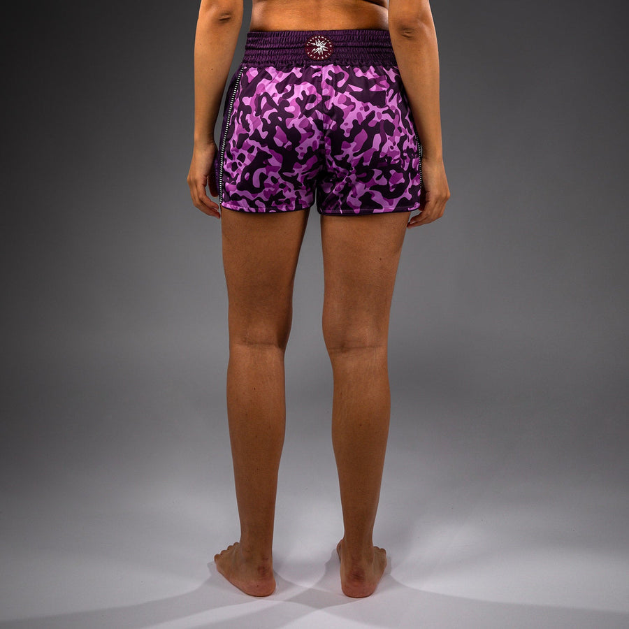 Venum Iris Muay Thai Shorts - Plum/pink — product view 2