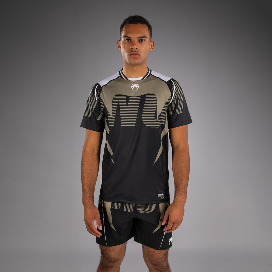 Venum Adrenaline Dry Tech T-Shirt - Black/Sand