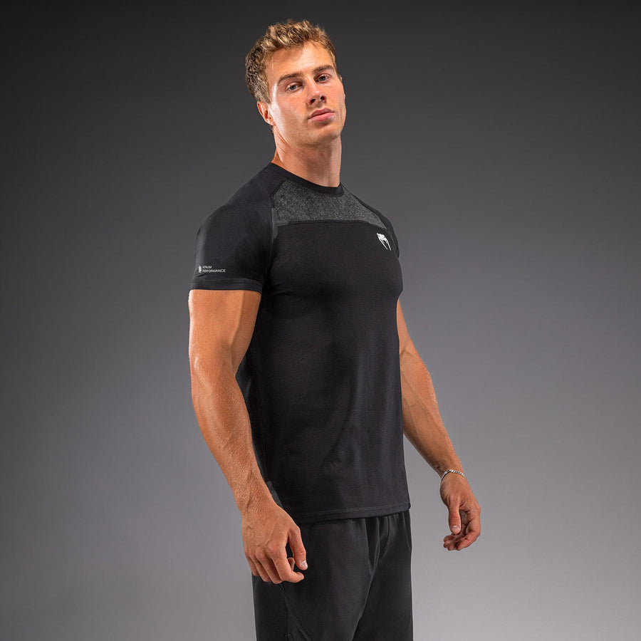 Venum G-Fit Scales Dry-Tech T-Shirt - Black/ Charcoal Grey — product view 9