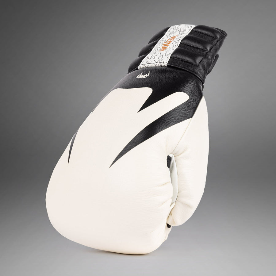 Venum Reverso Boxing Gloves - Snow White/Black — product view 8