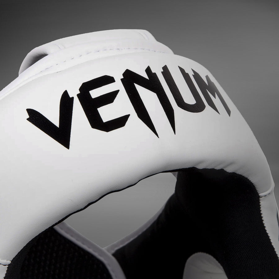 Venum Elite Headgear – White/Black