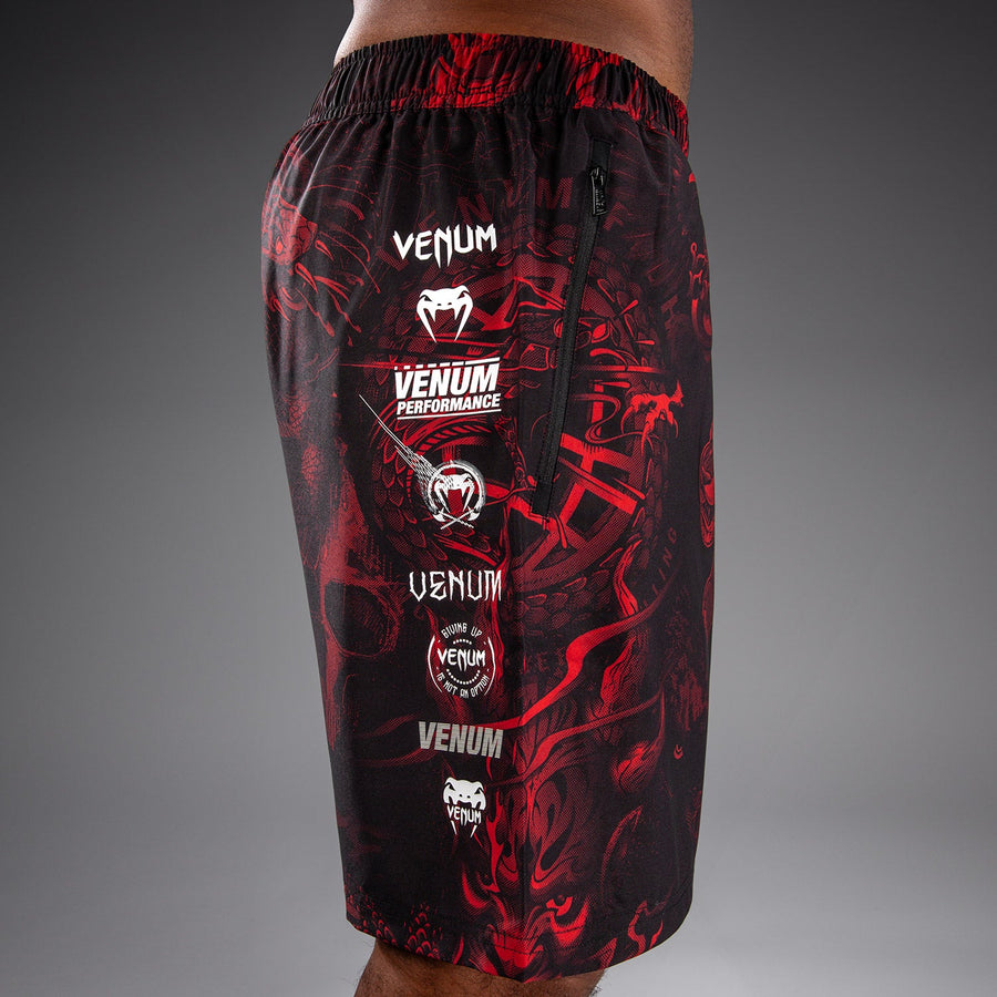 Venum 20th Anniversary Training Shorts - Black/Red — product view 6
