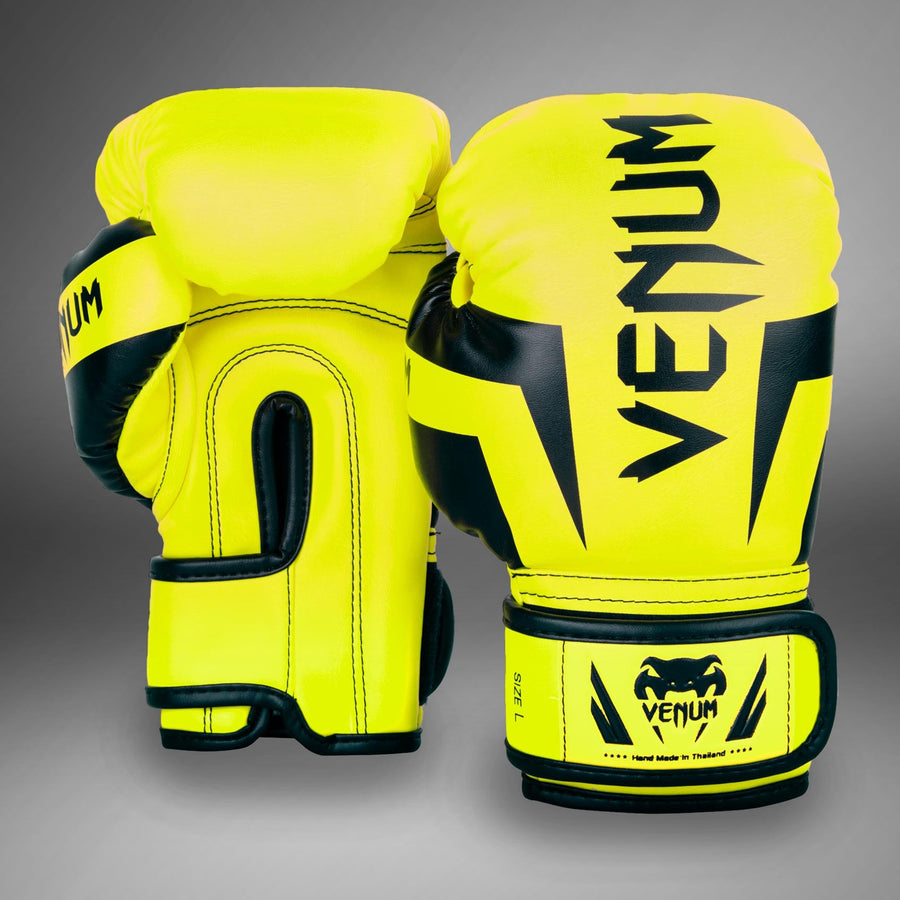 Venum Elite Boxing Gloves Kids - Exclusive - Yellow/Black — product view 2