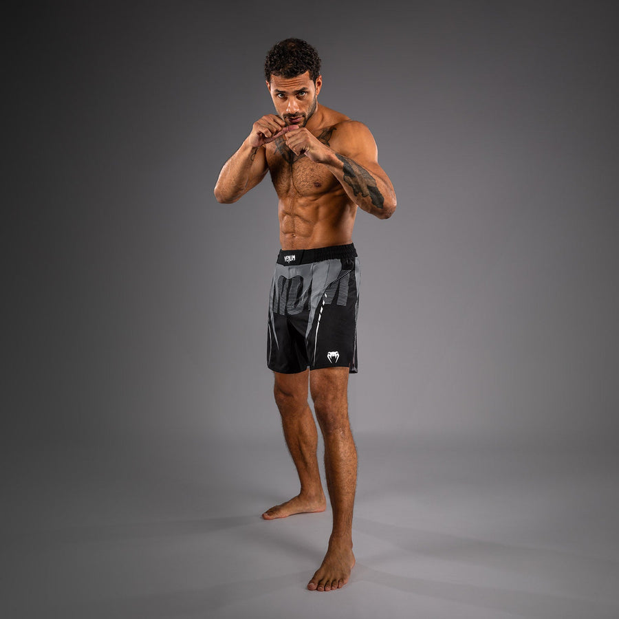 Venum Adrenaline Fightshorts - Black/Silver Grey — product view 6
