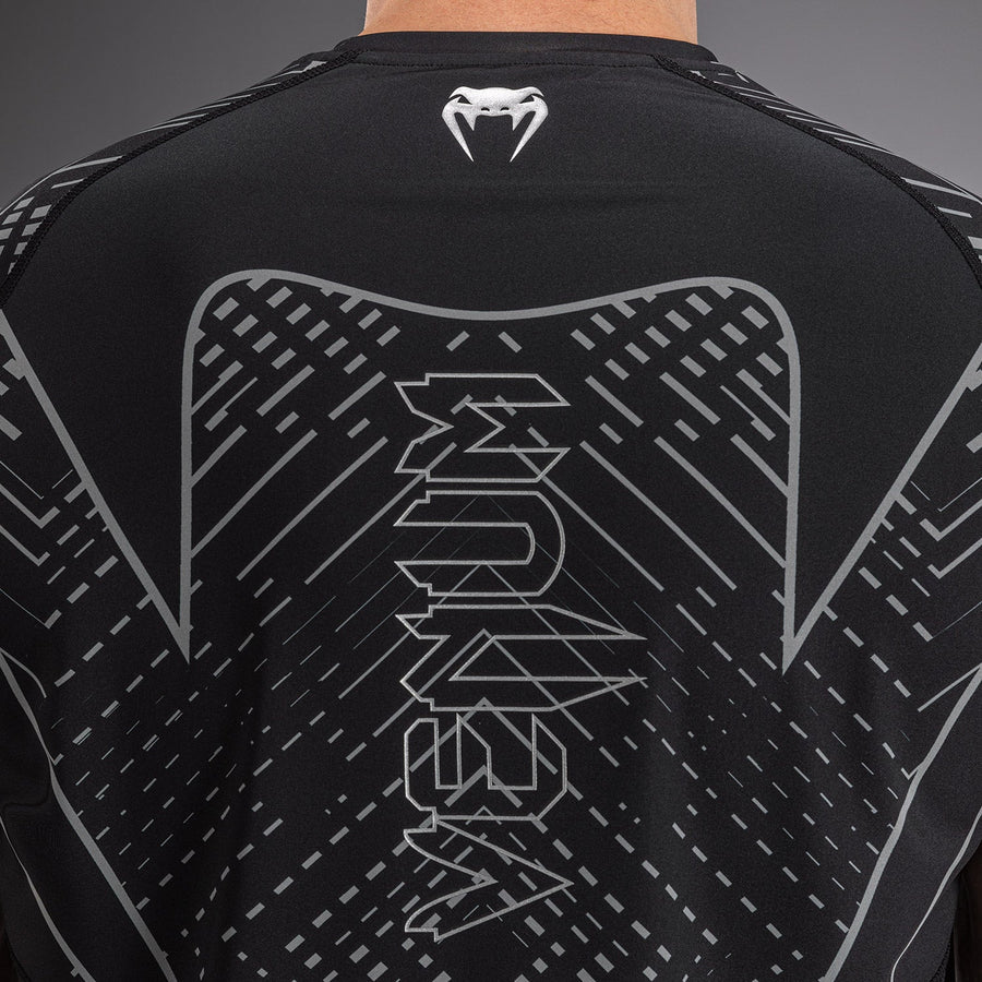 Venum Midnight Fury Dry-Tech T-Shirt - Black/Grey/Silver — product view 6