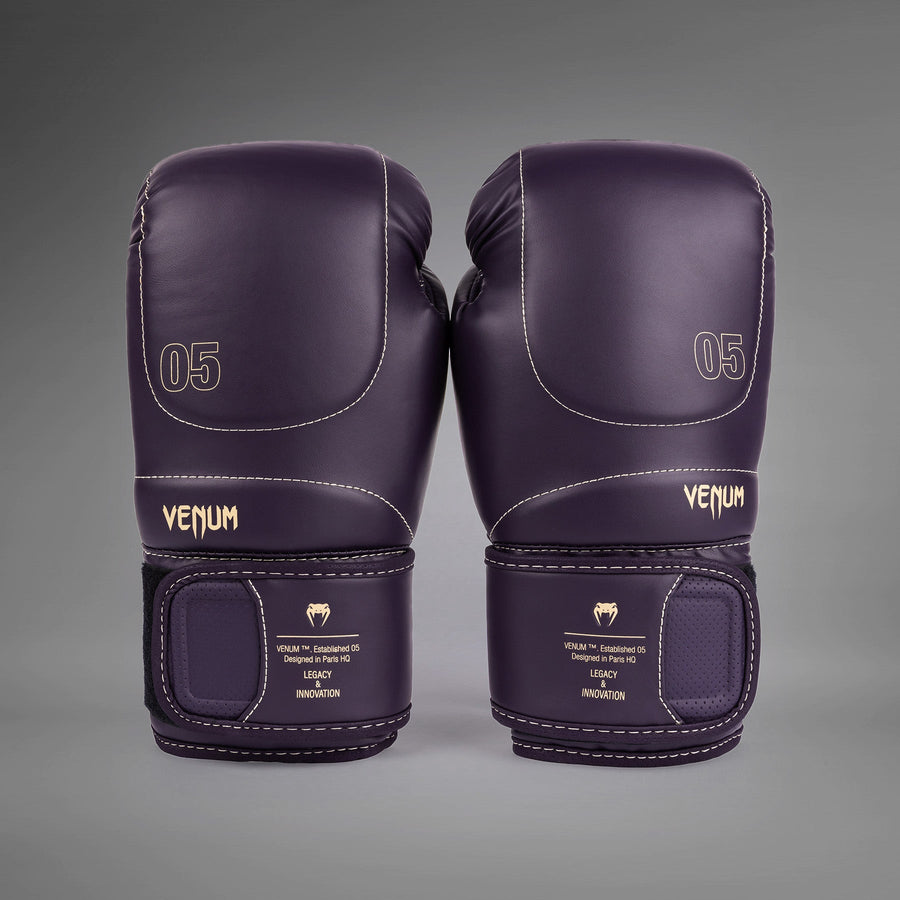 Venum Impact Evo Boxing Gloves - Deep Purple — product view 4