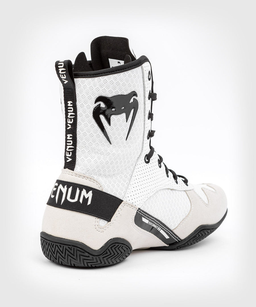 Venum Elite Boxing Shoes - White/Black — product view 8