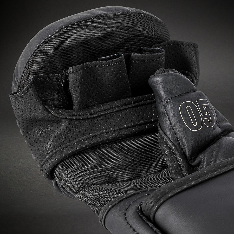 Venum Impact Evo MMA Sparring Gloves - Black — product view 5