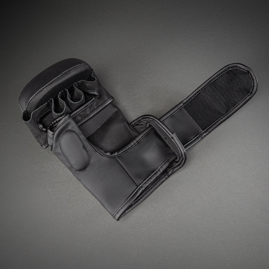 Venum Midnight Fury Sparring Gloves - Black/Grey/Silver — product view 4
