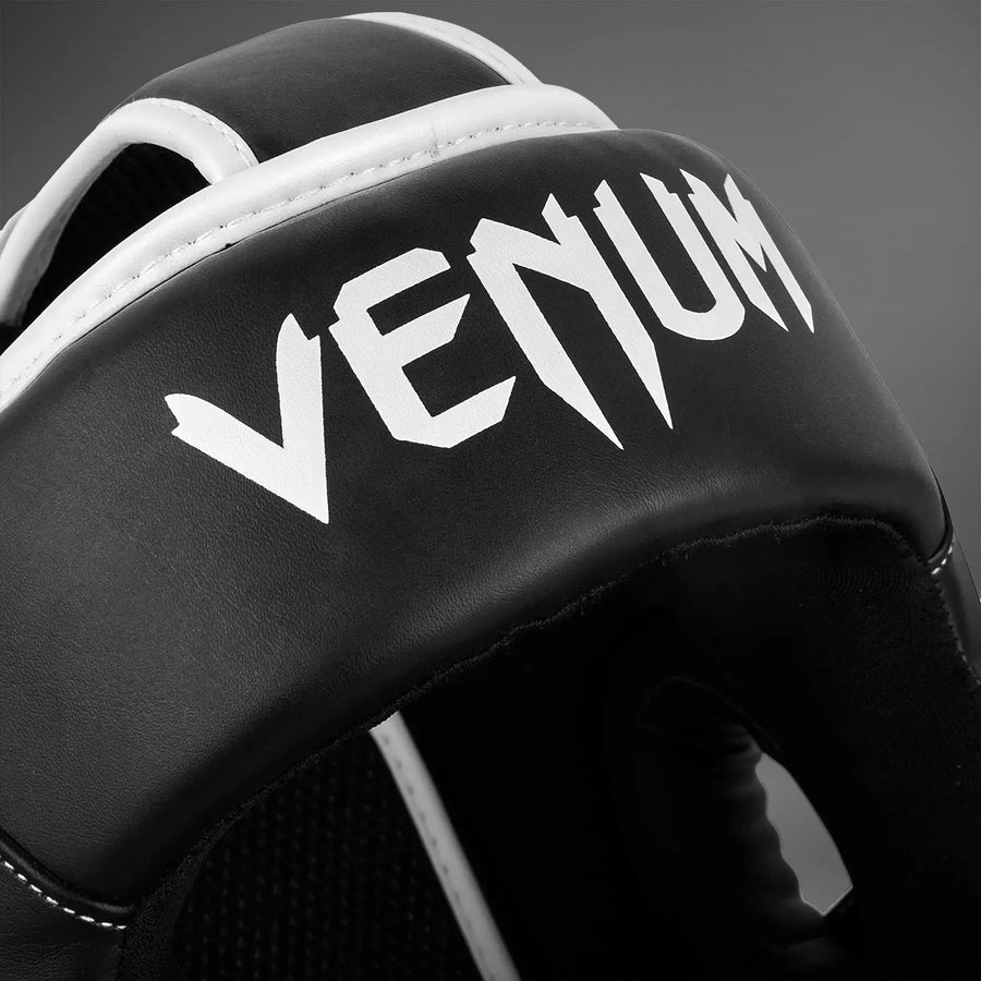 Venum Elite Headgear - Black/White