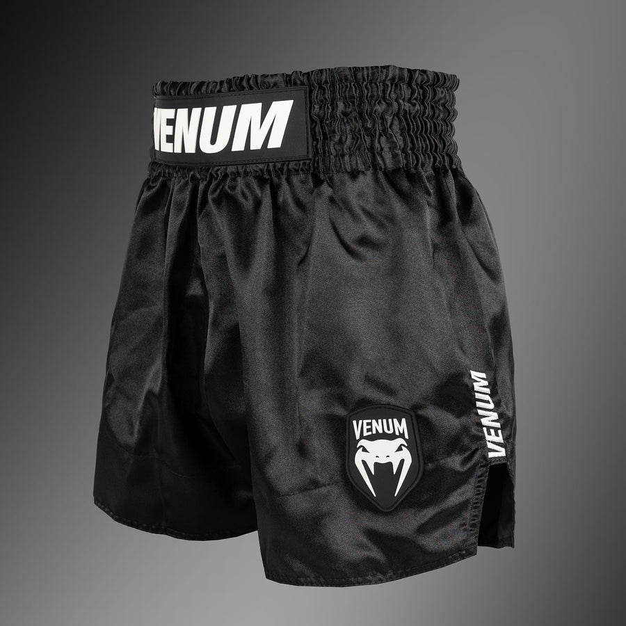 Venum Classic Evo Muay Thai Shorts - Black/White — product view 2
