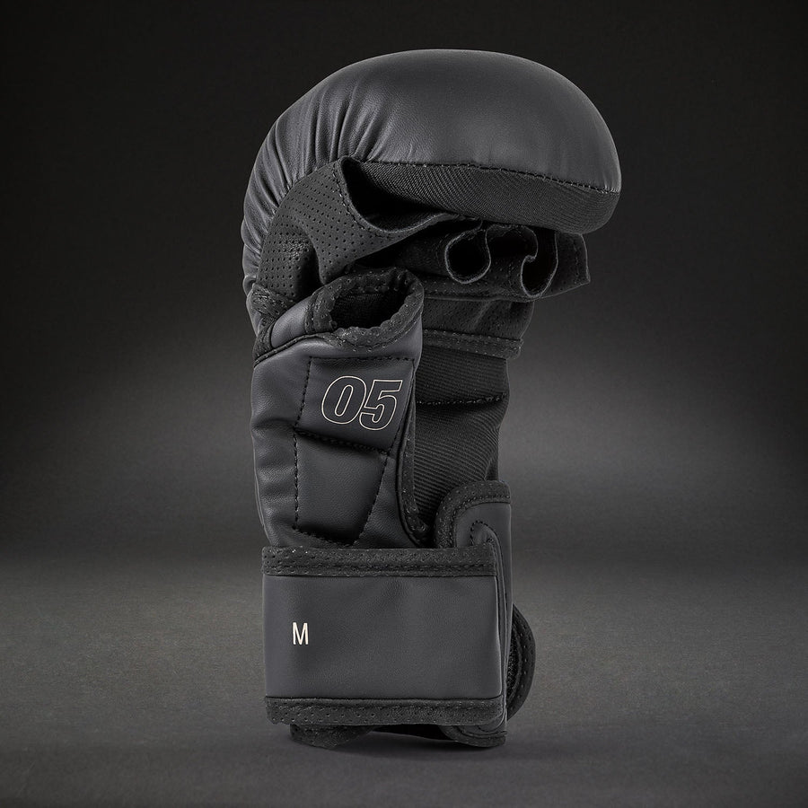 Venum Impact Evo MMA Sparring Gloves - Black — product view 3