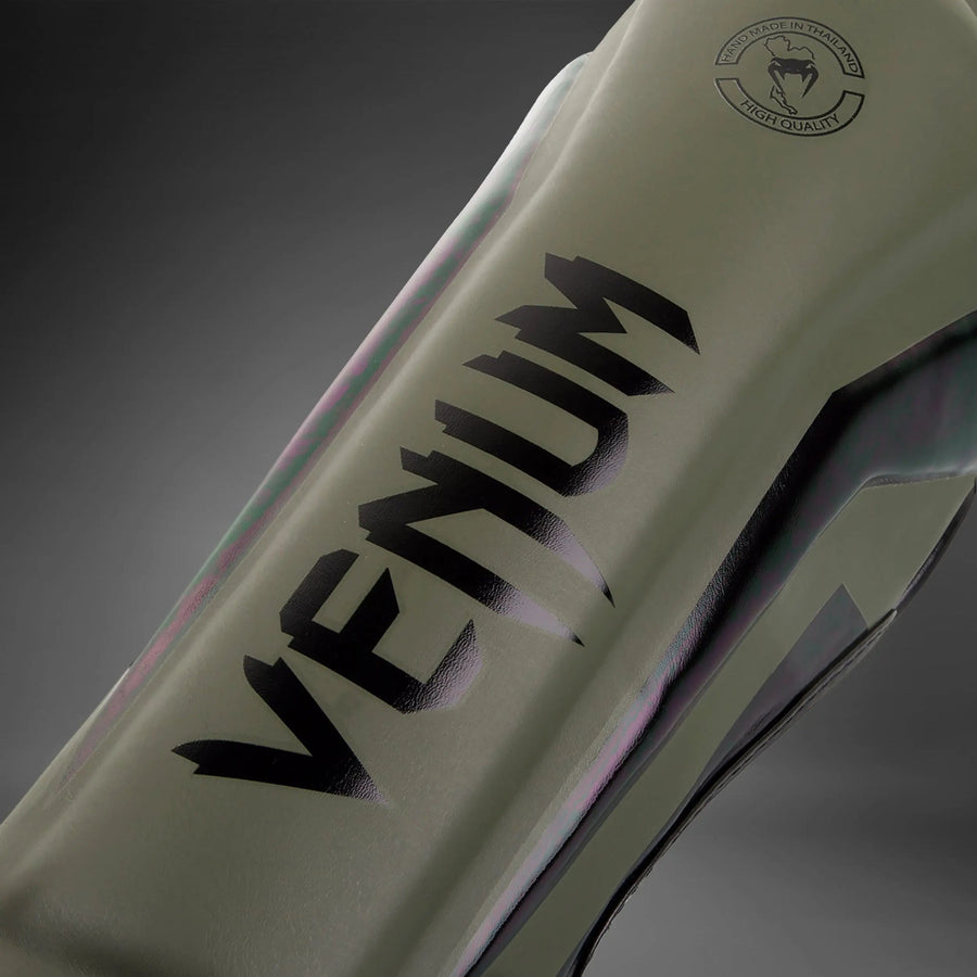 Venum Elite Standup Shin guards - Khaki/Black