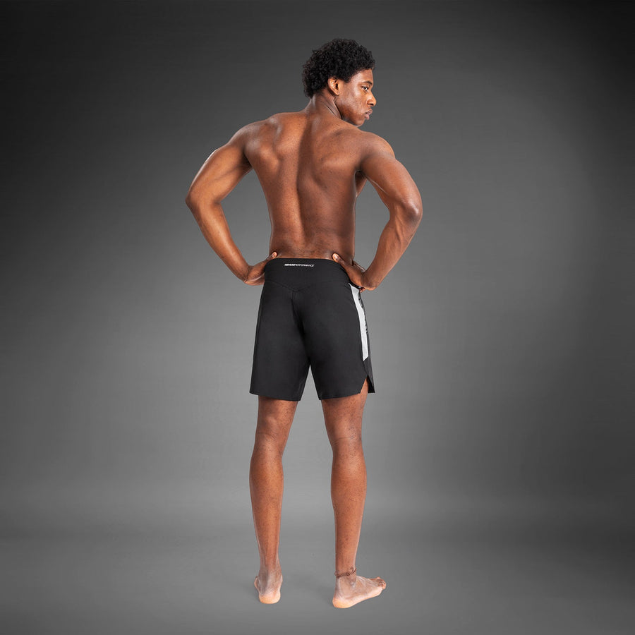 Venum Tempest Men's Fight Shorts - Black/Grey — product view 2