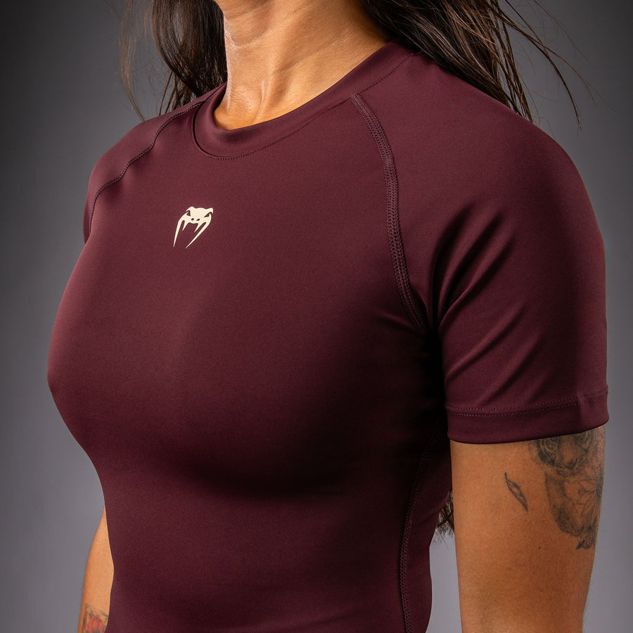 Venum Talisman Short Sleeve Rashguard - Plum