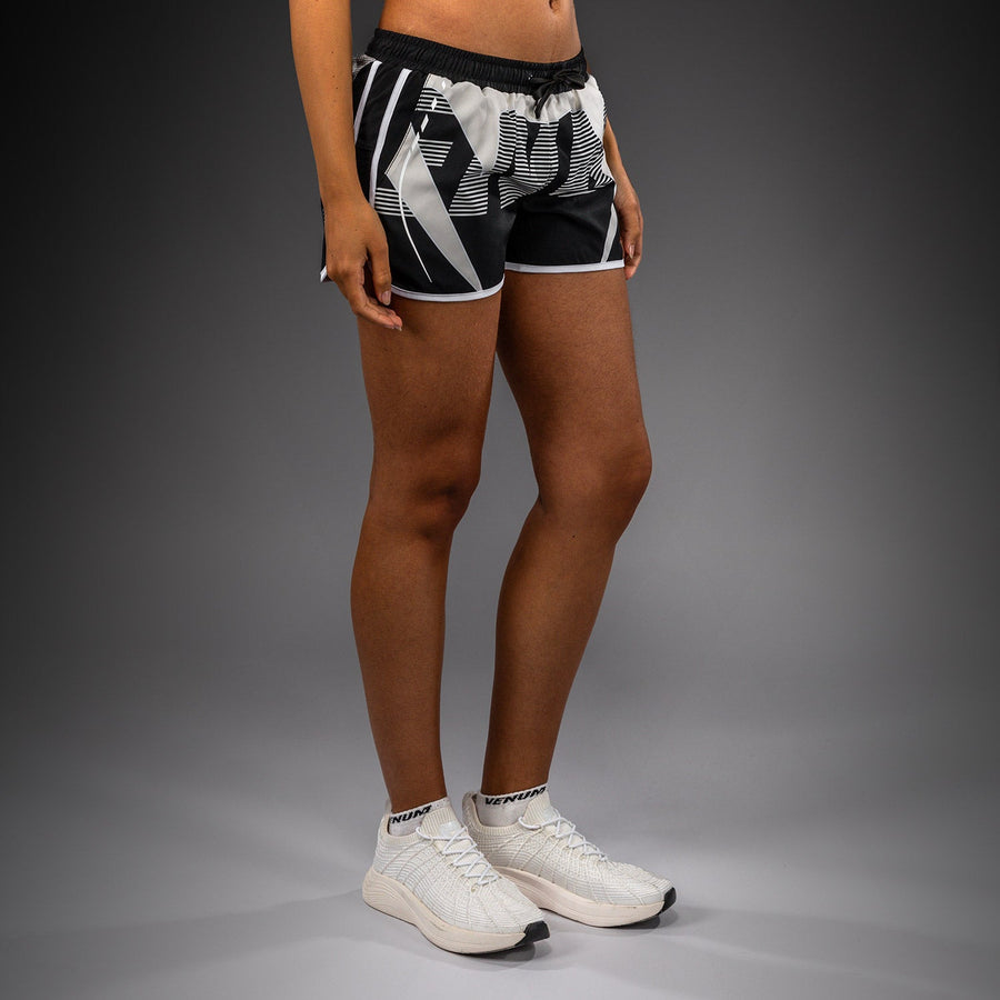 Venum Adrenaline Women's Training Shorts - Black/ Ivory — product view 2