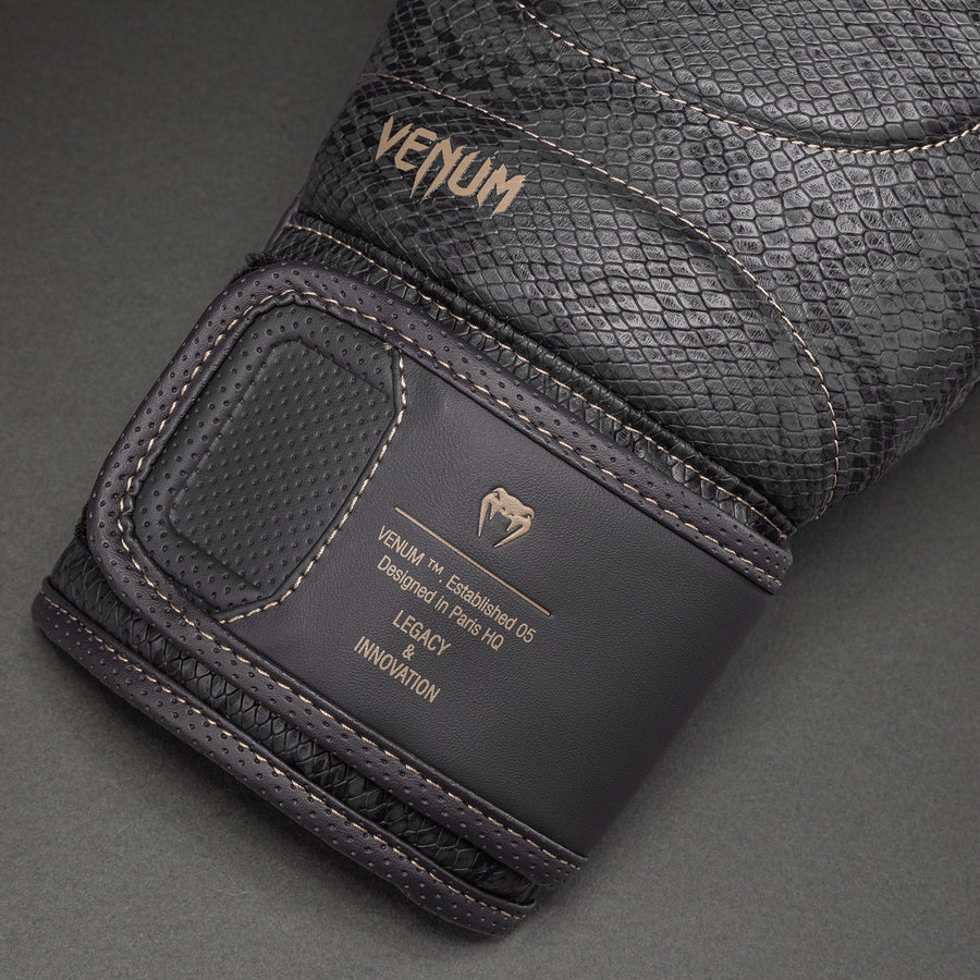 Venum Impact Evo Scales Boxing Gloves - Dark Grey — product view 4