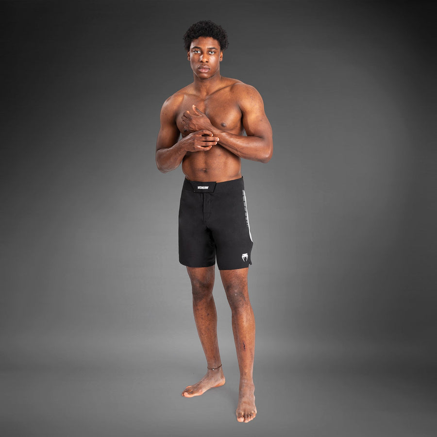 Venum Tempest Men's Fight Shorts - Black/Grey — product view 6