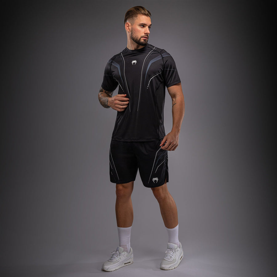 Venum Streamline Dry-Tech T-Shirt - Black/White — product view 4