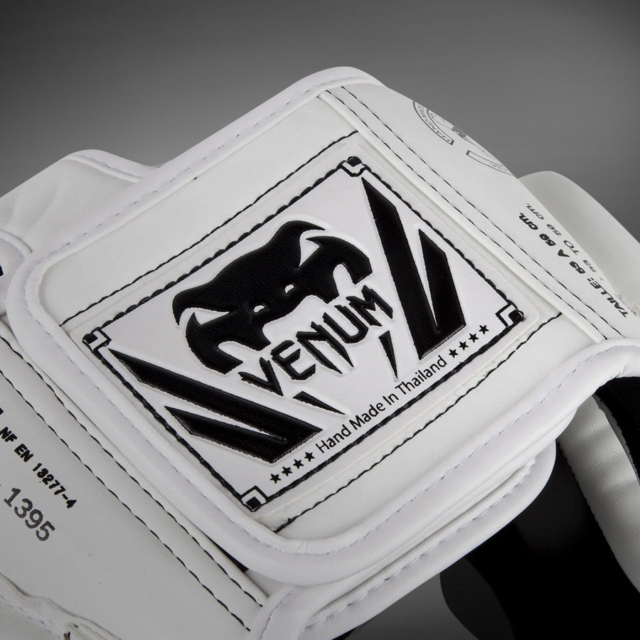 Venum Elite Headgear – White/Black