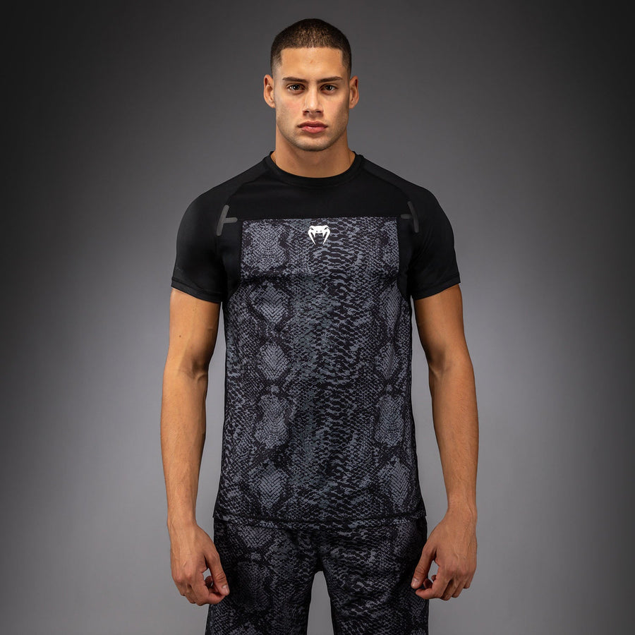 Venum G-Fit Scales Dry-Tech T-Shirt - Black/ Charcoal Grey