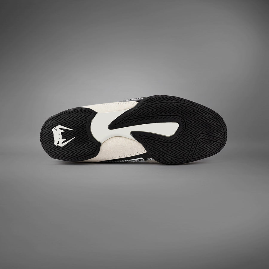 Venum Elite Boxing Shoes - White/Black — product view 5
