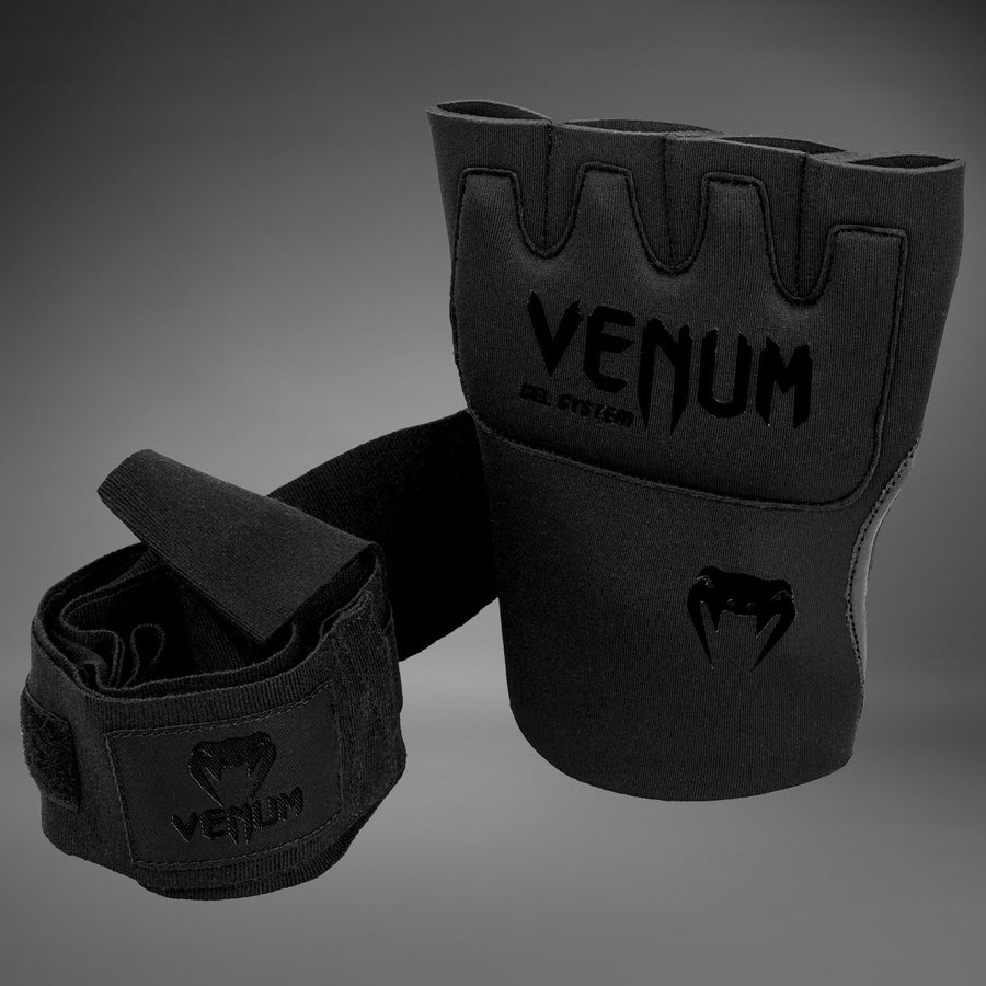 Venum Gel Kontact Quick Wraps - Black/Black — product view 5