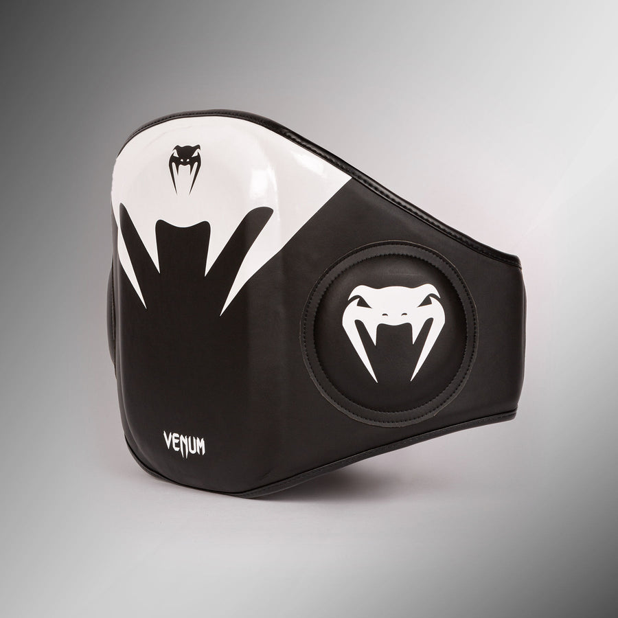 Venum Elite Belly Protector - Black/White — product view 2