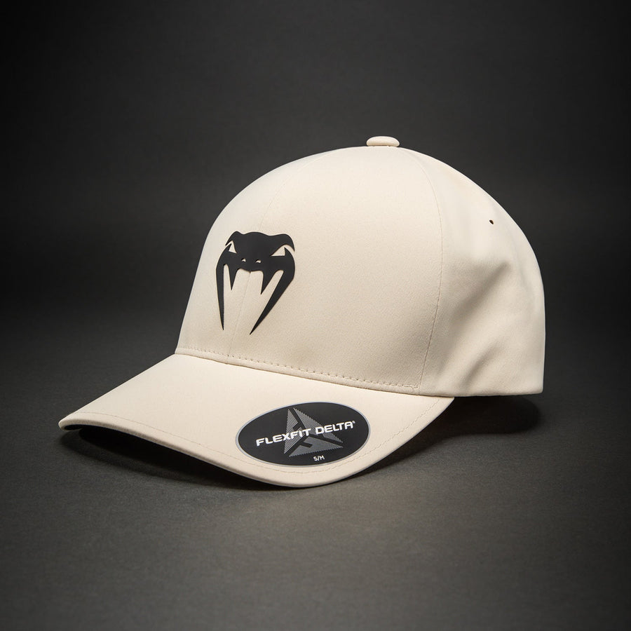 Venum Flexfit Delta Hat beige – official three-quarter view