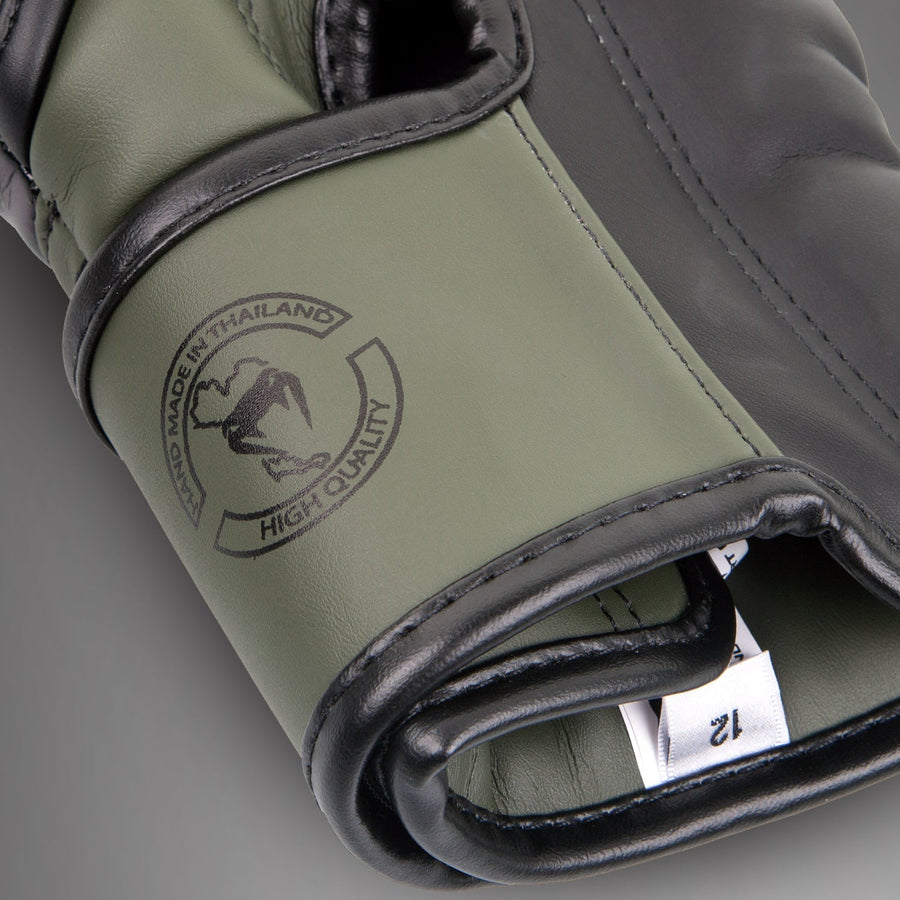 Venum Elite Boxing Gloves - Khaki/Black — product view 5